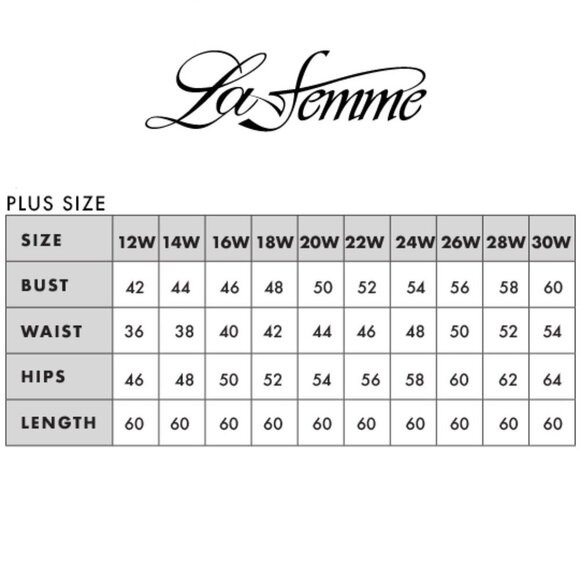 NWT La Femme 24106SC Tulle Prom Dress White Size 00 and 8 - Picture 5 of 7